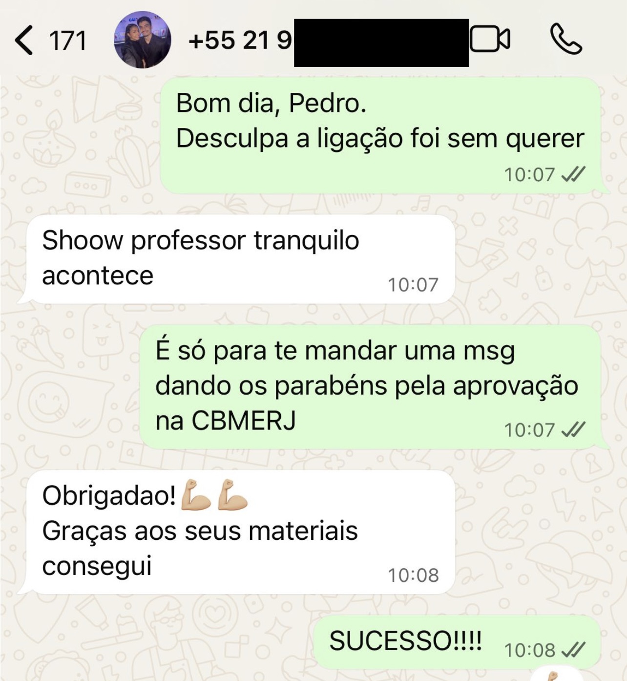 Depoimento Pedro — CBMERJ