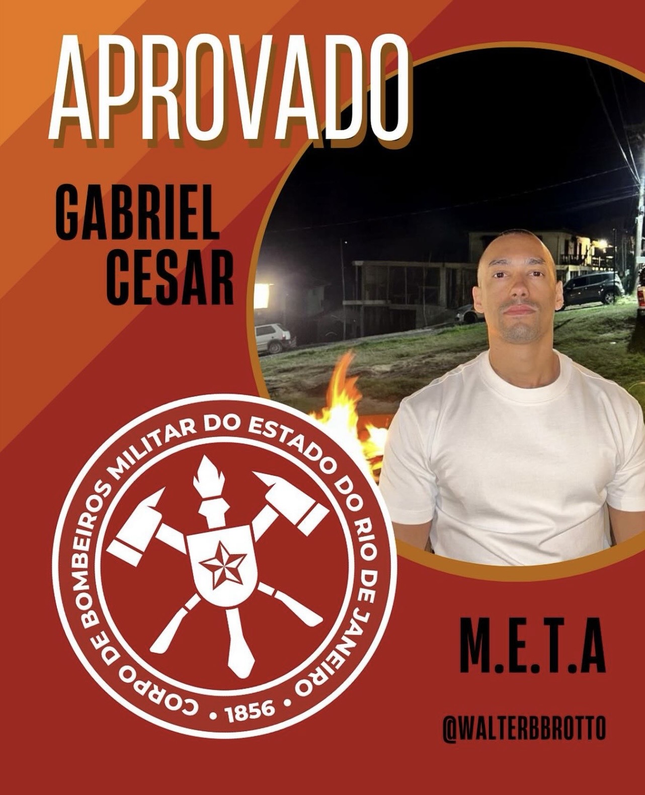 Gabriel Cesar — Aprovado CBMERJ
