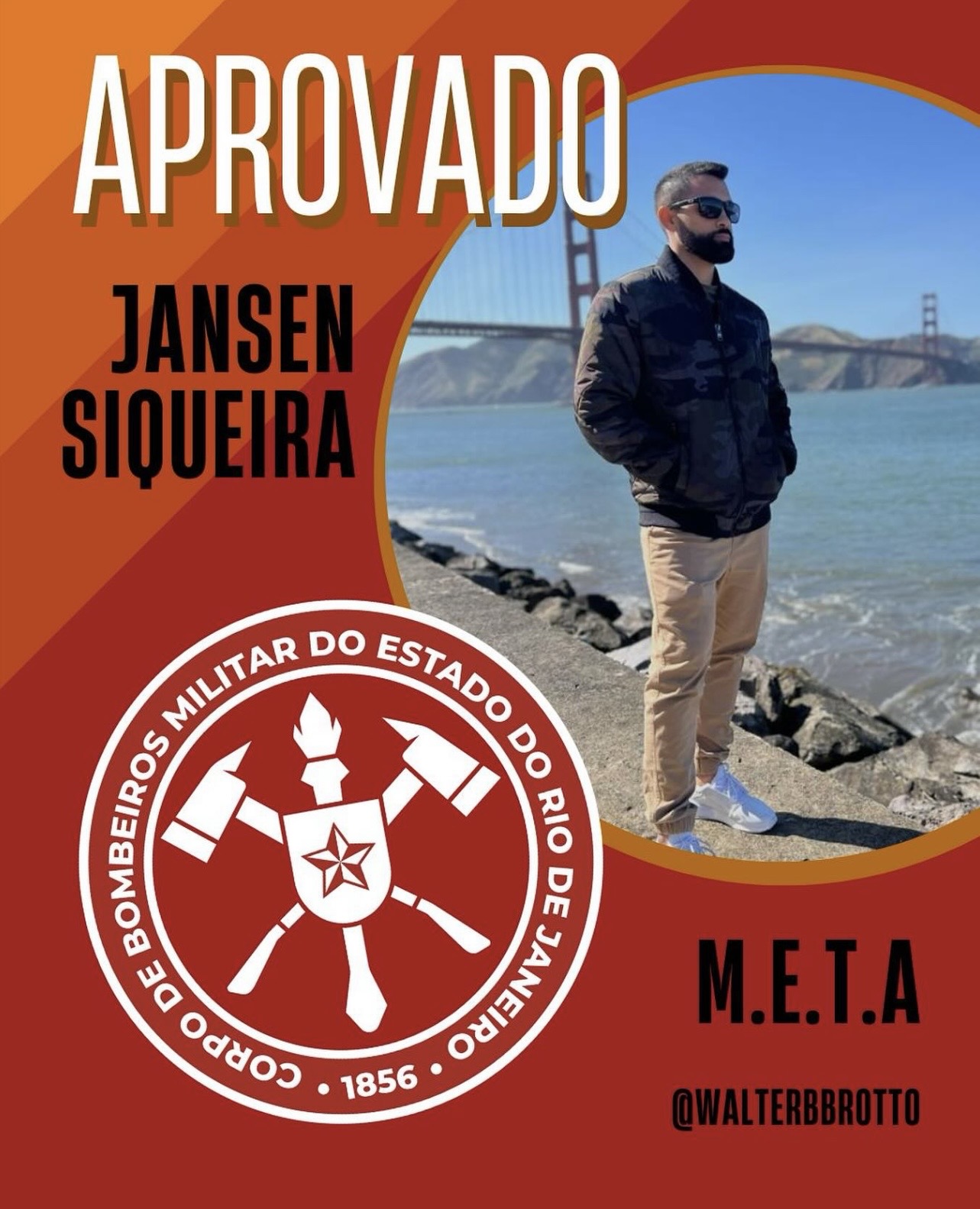 Jansen Siqueira — Aprovado CBMERJ