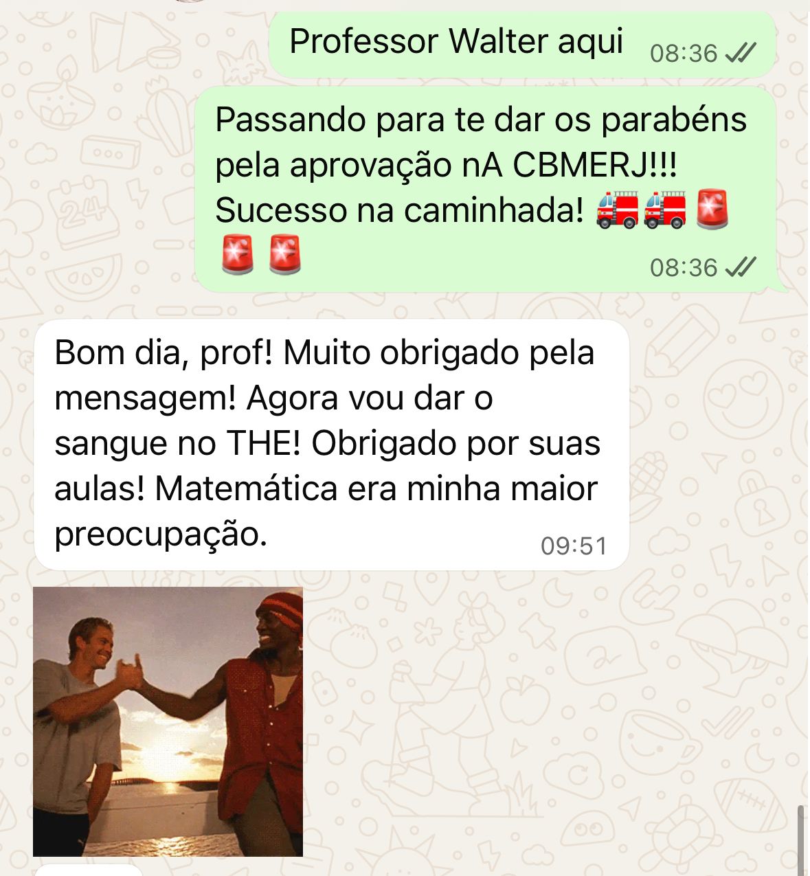 Depoimento aprovado CBMERJ